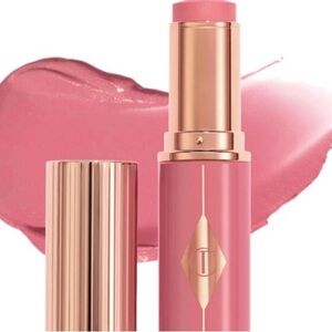 NEW✅ Charlotte Tilbury Unreal Lip + Cheek Glow Blush Stick With Hyaluronic Acid